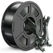 SUNLU Silk PLA  3D Printer Filament, 1.75mm,Dimensional Accuracy  /- 0.02 mm, 1kg(2.2LBS)/ Spool, Black Color
