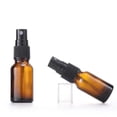 thumbnail image 2 of Paquete de 15 minibotellas de viaje de plástico vacías de color ámbar con niebla fina, atomizador cosmético de maquillaje recargable portátil, botella de tamaño de viaje, 2 of 5