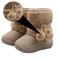 thumbnail image 4 of WORGEOUS 1 par de bonitas botas de nieve para bebé, zapatos de bebé de fondo suave para bebé, invierno, prewalker, 4 of 7