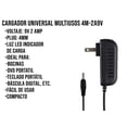 thumbnail image 3 of Eliminador Cargador Adaptador 9v 2a 4mm Punta Amarilla CONTROL EXPERT, 3 of 7