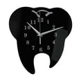 thumbnail image 5 of Stylish Teeth Mirror Wall Clock Quartz Scanning Silent Movement Battery Powered Acrylic Material With Adhesive Backing, 5 of 9