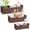 Brown, variant on 3 Pcs Boho Storage Wicker Baskets Handmade Woven Decorative Paper Rope Baskets for Organizing with Handle Countertop Toilet Paper Storage Container for Toilet Tank Top