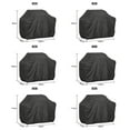 thumbnail image 4 of Hazel Tech-Grill Cover BBQ Gas Grill Cover, BBQ Cover Protection Dust-proof Grill Cover, Rainproof Cloth Cover Square Barbecue Supplies, 4 of 7