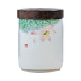 thumbnail image 1 of Miangastore Tea Canister Ceramic 1Pcs 3.5x2.6in, 1 of 8