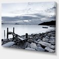 thumbnail image 2 of Small Sea Bridge from Rocky Beach - Landscape Canvas Art Print, 2 of 4