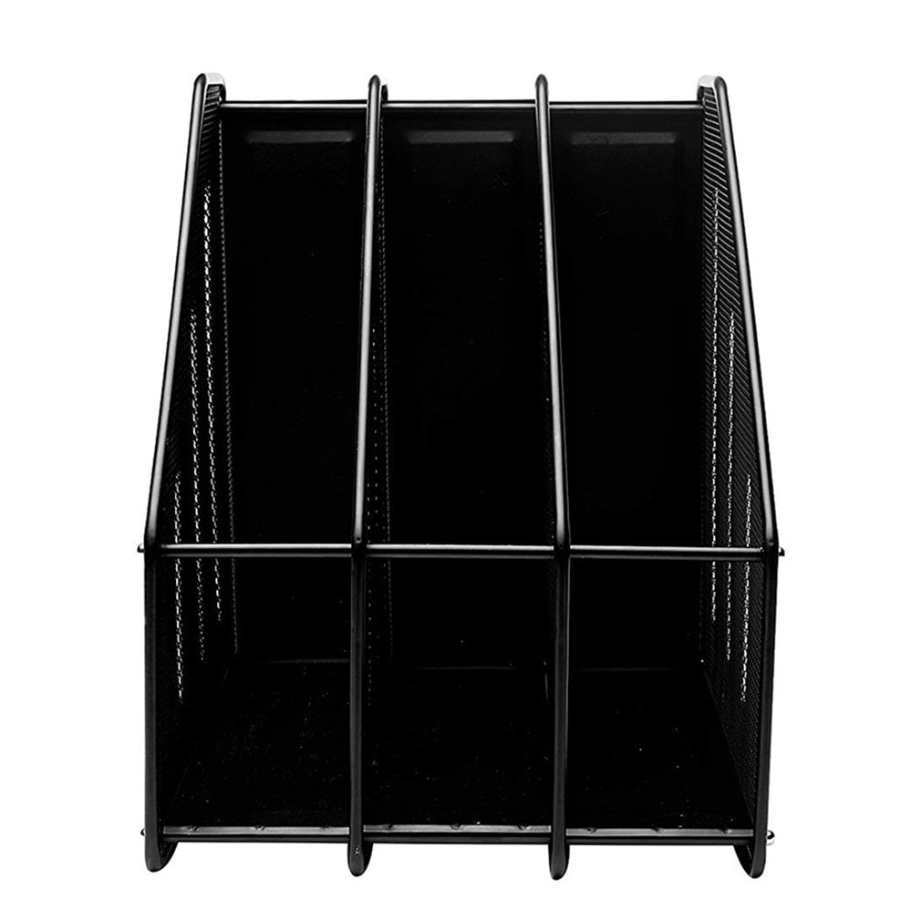 Details about   Metal Wire File Paper Holder Rack Magazine Folder Book Stand Storage Tray Office 