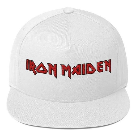 Iron Maiden Embroidered Logo Snapback Hat
