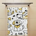 thumbnail image 4 of GZHJMY Bath Shower Towels Set of 2 for Bathroom - Cute Ghost Soft Microfiber Hand Towel Absorbent Soft Decorative Face Towel for Kids 30 x 15 inch, 4 of 6