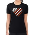 thumbnail image 4 of Women's G-III 4Her by Carl Banks  Black San Francisco Giants Super-Slim Fit Lightweight Heart Graphic T-Shirt, 4 of 5