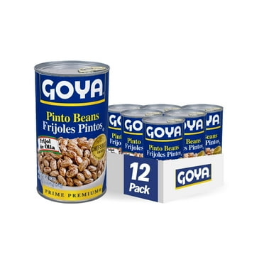 Goya Foods Pinto Beans, 46 Ounce (Pack Of 12)