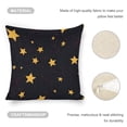 thumbnail image 4 of star Linen toss pillowcase decoration pillowcase gifting preferred 24x24 inch cushion cover 4 sets sofa pillowcase sofa bedroom living room car, 4 of 8