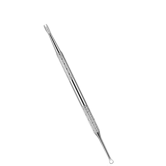 Double Ended Cuticle Remover,Cuticle Pusher Polishs Remover Stainless Steel Cuticle Care Tool for Home Salon Use