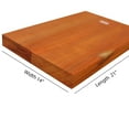 thumbnail image 3 of Premium Padauk Electric/Bass Guitar Wood Body Blanks 21" x 14" x 2" (2 Piece, Glued, Unplaned) - Showcase Your Style with Unique and High-Quality Materials, 3 of 7