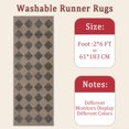 thumbnail image 6 of Hallway Runner Rug 2'x6' Washable Area Rugs Non Slip Laundry Rug Runner Floor Carpet Runners for Hallways Entryway Laundry Room Kitchen, 6 of 11