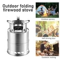 thumbnail image 1 of Binmer Portable Outdoor Grill Rack Stove Pan Camping Roasters Charcoal BBQ Oven Picnic Cookware, 1 of 9