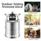 thumbnail image 1 of onlyliua Ofertas Del Día Liquidación Parrilla Portátil para Exteriores, Estufa, Sartén, Asadores para Acampar, Cuernos de Carbón para Barbacoa, Utensilios de Cocina para Picnic, 1 of 7
