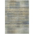 thumbnail image 2 of 8' X 10' Khaki Tan And Beige Striped Washable Indoor Outdoor Area Rug, 2 of 5