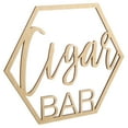 thumbnail image 3 of Koyal Wholesale Wood Cigar Bar Sign, Party Banner, Decorations For Wedding, Bachelor Party, Cigar Lounge, Man Cave, Den, 3 of 7