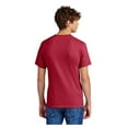 thumbnail image 2 of Port & Company Men's Comfortable Short Sleeve Tall Core Blend T-Shirt Red 2XLT, 2 of 5