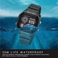 thumbnail image 4 of Reloj negro para hombre LuminoxGrey 3Pzas Longitud 27cm Ancho 4cm Grosor 2cm Digital Luz Gris&nbsp;Oscuro., 4 of 5