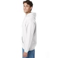 thumbnail image 2 of Hanes EcoSmart Unisex Fleece Hoodie (Big & Tall Sizes Available) White S, 2 of 5