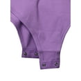 thumbnail image 5 of A2Y Women's Fashion Basic Premium Cotton Racerback Tank Body Suit Lilac Grey XS, 5 of 5