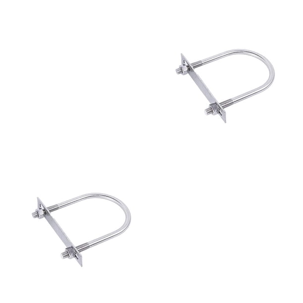 Kenally Pernos de abrazadera en forma de U de acero inoxidable M8, pernos en U, mantenimiento de reparación de vehículos de barco M8x27x54 2piezas