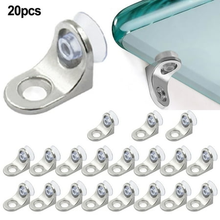 

20pc Shelf Bracket Steel Studs Peg Wardrobes Closet Partition Support Support