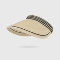 thumbnail image 4 of Sun Hats for Women Color Blocking Wide Brim Sun Hat Boho Beach Hat, 4 of 7