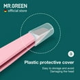 thumbnail image 6 of MR.GREEN Eyebrows Tweezers Colorful Beauty Fine Hairs Puller Makeup Tools Stainless Steel Slanted Eye Brow Clips Removal (Pink), 6 of 7