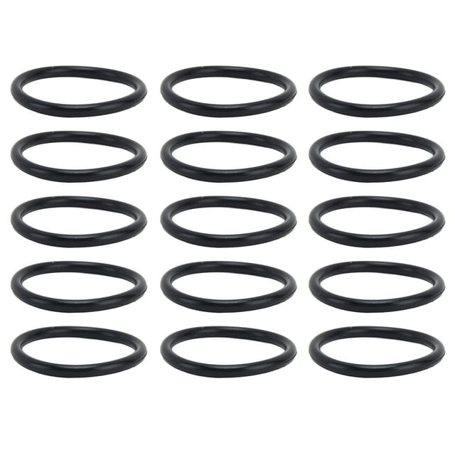 Correa de motor de goma redonda, 15 piezas Accesorios industriales para motor de goma redonda Correa de goma redonda Características mejoradas