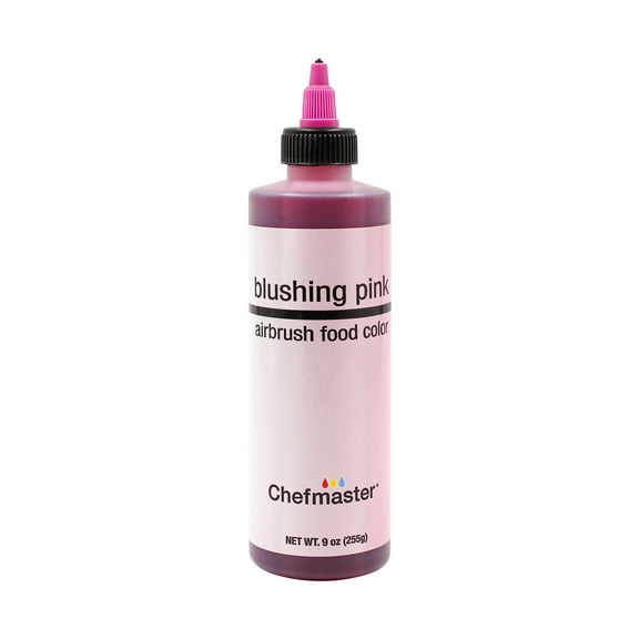 Chefmaster 9-Ounce Blushing Pink Airbrush Cake Decorating Food Color