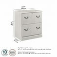thumbnail image 6 of UrbanPro 2 Drawer Lateral File Cabinet in Linen White Oak - Engineered Wood, 6 of 7