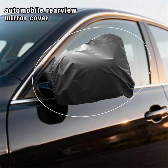 OPTUTUS Car Side Mirror Cover 2-Pack, 13 x 11 Inches Universal Automobile Rearview Mirror Cover, Elastic Fit Vehicle Mirror Protector for Sedans, SUVs, Trucks