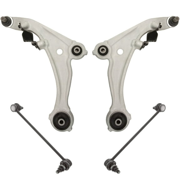 TRQ 4pc Suspension Kit Front Lower Control Arms w/ Sway Bar End Links for Altima PSA63608