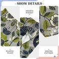 thumbnail image 6 of FORMRS Boys Pajama Pants with Pockets Size 6-8Y Kids Lounge Sleep Bottoms, Green Floral, 6 of 8