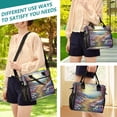 thumbnail image 5 of Small Cooler Bag Lunch Bag Portable Meal Bag Work Meal Bag Outdoor Meal Bag Travel Meal Bag Picnic Meal Bag Going Out Meal Bag Pretty Flower World, 5 of 6