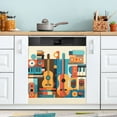 thumbnail image 5 of IAUYY Magnetic decorative sticker - 23x26 Inch PVC Refrigerator Decorative Cover, Removable DIY Art for Kitchen Appliances Books and Audio Equipment, 5 of 6