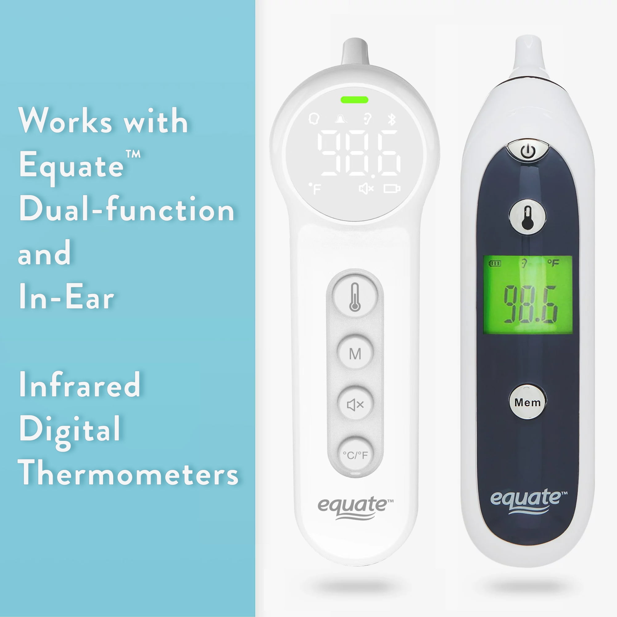 Equate Digital Thermometer Disposable Probe Caps, 40 Count
