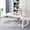 White, variant on Finmind 70.86 Inch Large Computer Desk, Modern Sturdy Writing Desk for Home Office, Rustic Brown