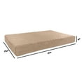 thumbnail image 3 of Orthopedic Pet Bed - Egg Crate and Memory Foam with Washable Cover 37x24x4 by PETMAKER - Tan, 3 of 7
