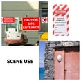 thumbnail image 3 of KAKOWELY lockout tags 10pcs Lockout Tags Do Not Operate Tags Danger Warning Tags for Equipment Repair5.71"X2.95"X0.04", 3 of 4