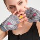 thumbnail image 4 of Guantes de gimnasio profesionales para mujer, guantes para levantamiento de pesas, Crossfit, entrenamiento, Fitness, transpirables, Protector de mano para culturismo y medio dedo, 4 of 5