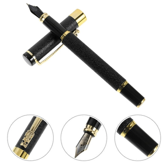 Niceauty Fountain Pen Cute Plastic Black Daily Use 1Set