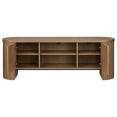 thumbnail image 3 of Bouclair Walnut Wood Storage Media Unit, 3 of 4