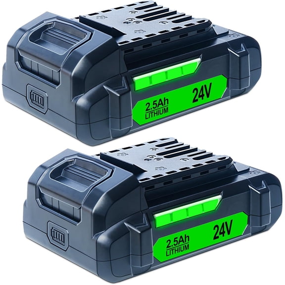 BOTKK Battery Replacement for Flex 24V Battery 2.5Ah Lithium-Ion FX0111-1 2 Packs