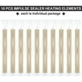 thumbnail image 4 of 10 Pcs Pièces de Rechange pour Scelleuse à Impulsion Éléments Chauffants Kit de Réparation de Rechange pour -400, 4 of 7