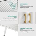 thumbnail image 5 of Dextrus Modern White Sideboard Buffet Cabinet Accent Cabinet with Adjustable Shelf for Living Room, 5 of 10