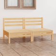 thumbnail image 1 of vidaXL Garden 2-Seater Sofa Solid Pinewood, 1 of 4