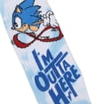 thumbnail image 3 of Sonic The Hedgehog I'm Outta Here Adult Tie-Dye Athletic Crew Socks, 3 of 6